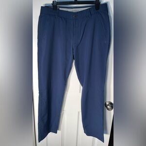 $70 Under Armour Golf Pants Men’s 36 x 30 Blue Match Play Performance 1342263